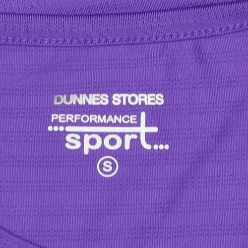Dunnes Stores Womens Purple Performance Sport T-Shirt Size S