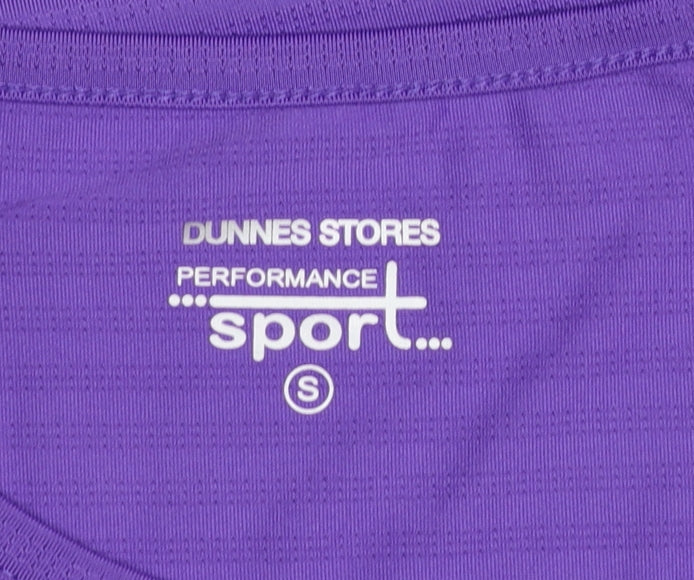 Dunnes Stores Womens Purple Performance Sport T-Shirt Size S