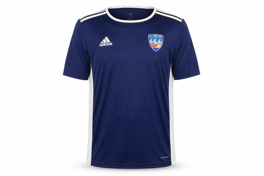 adidas Men's Blue Climalite Football T-Shirt M Regular Fit