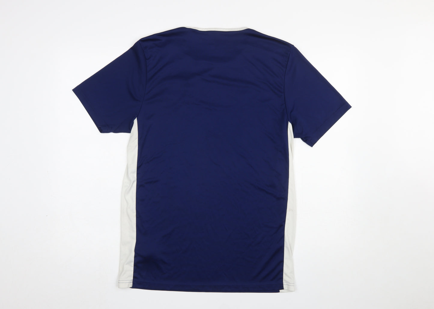 adidas Men's Blue Climalite Football T-Shirt M Regular Fit