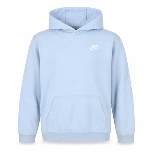 Nike Boys Blue Pullover Hoodie XL 158-170cm Cotton Fleece Sweatshirt