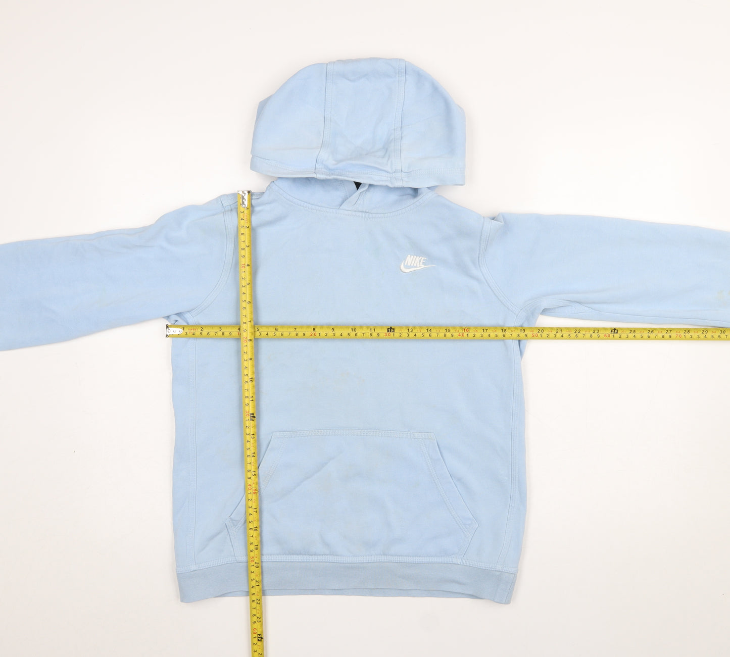 Nike Boys Blue Pullover Hoodie XL 158-170cm Cotton Fleece Sweatshirt