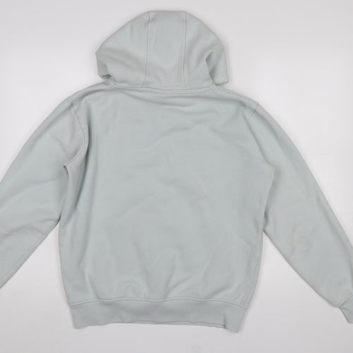 Ellesse Women’s Light Blue Pullover Hoodie UK 12 Cotton Blend Logo Sport