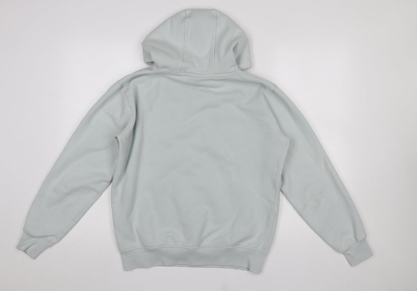 Ellesse Women’s Light Blue Pullover Hoodie UK 12 Cotton Blend Logo Sport