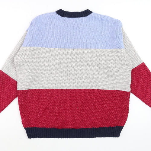 Marks and Spencer Men's Multicoloured M Chunky Knit Pullover Jumper