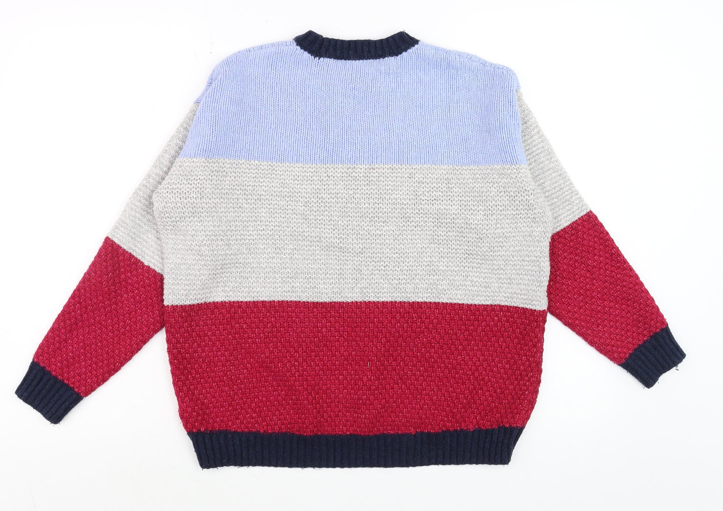 Marks and Spencer Men's Multicoloured M Chunky Knit Pullover Jumper