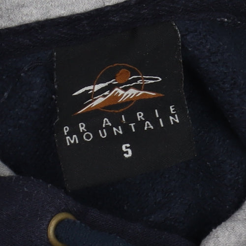 Prairie Mountain Men’s Blue Kennedy NASA Pullover Hoodie Size S
