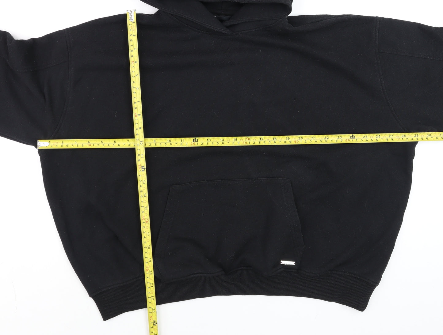 Couture Men’s Black Pullover Hoodie Size M Regular Fit