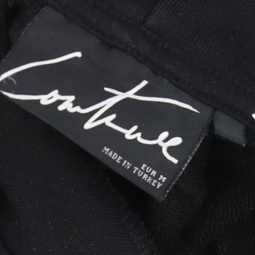 Couture Men’s Black Pullover Hoodie Size M Regular Fit