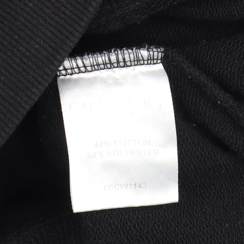 Couture Men’s Black Pullover Hoodie Size M Regular Fit