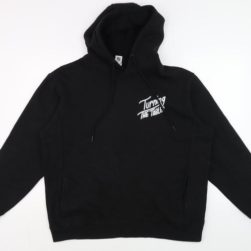 Threadfast Apparel Men's Black Pullover Hoodie L Graphic Fleece