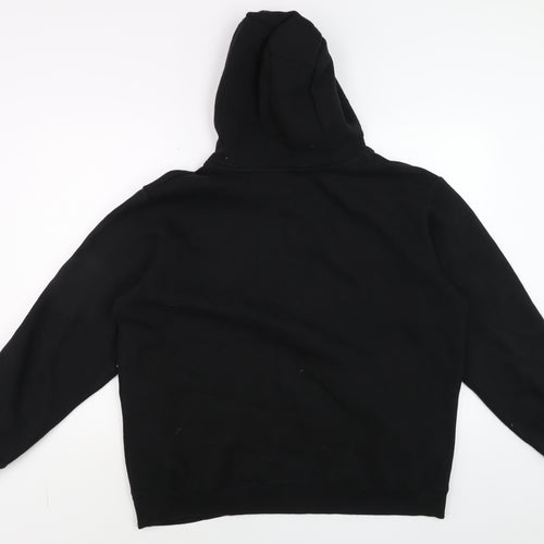 Threadfast Apparel Men's Black Pullover Hoodie L Graphic Fleece