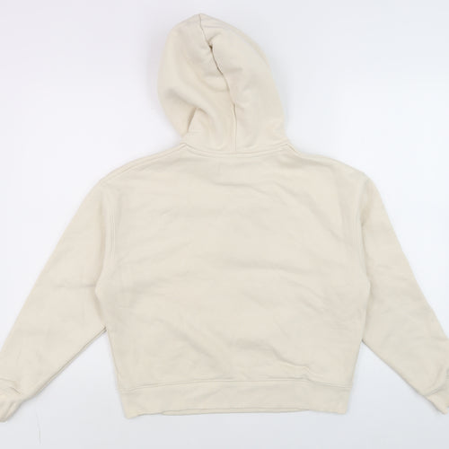 Calvin Klein Jeans Mens Beige XS Pullover Hoodie Logo Fleece