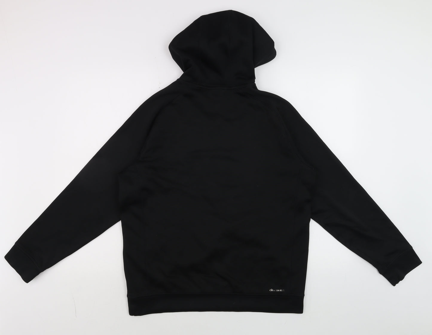 Adidas Men's Black Pullover Hoodie Size L Sports Fleece