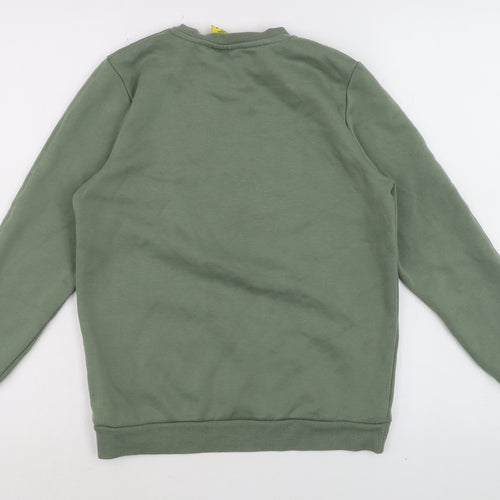Primark Boys Green The Simpsons Pullover Sweatshirt 11-12 Years