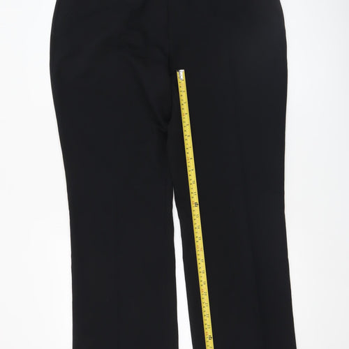 Dunnes Womens Black Size 16 Dress Pants Trousers Straight Leg Workwear