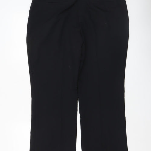 Dunnes Womens Black Size 16 Dress Pants Trousers Straight Leg Workwear