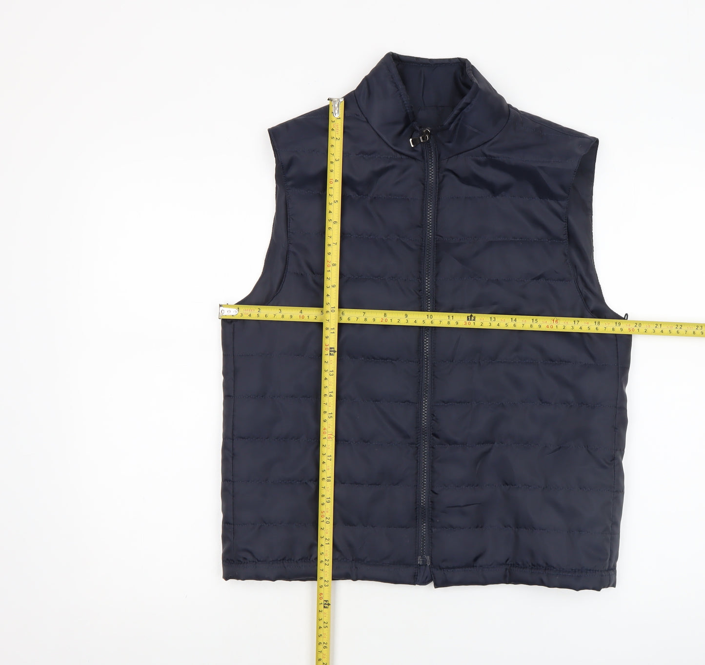 Zara Man Blue Puffer Waistcoat Men’s Size 38 Regular Fit