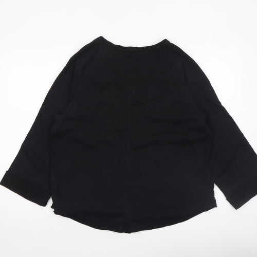 Marks and Spencer Per Una Black Tunic Blouse Women’s Size M 3/4 Sleeve