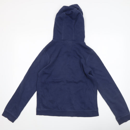 Nike Boys Navy Blue XL Pullover Hoodie with Logo and Kangaroo Pocket