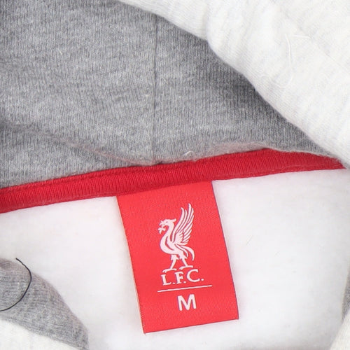 LFC Men's Grey Full Zip Hoodie Size M Cotton Blend