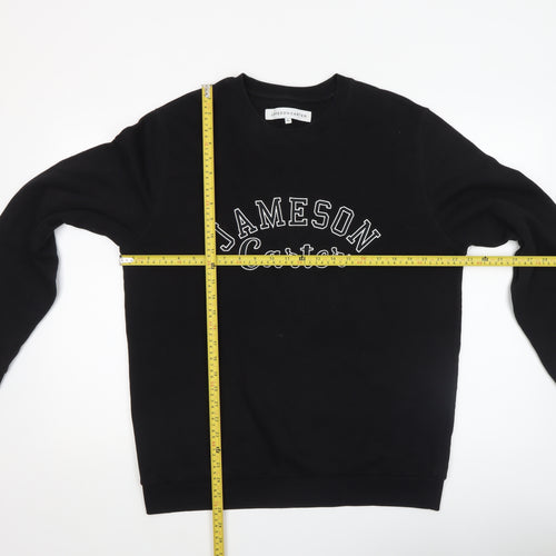 Jameson Carter Men's Black XL Crew Neck Pullover Sweatshirt