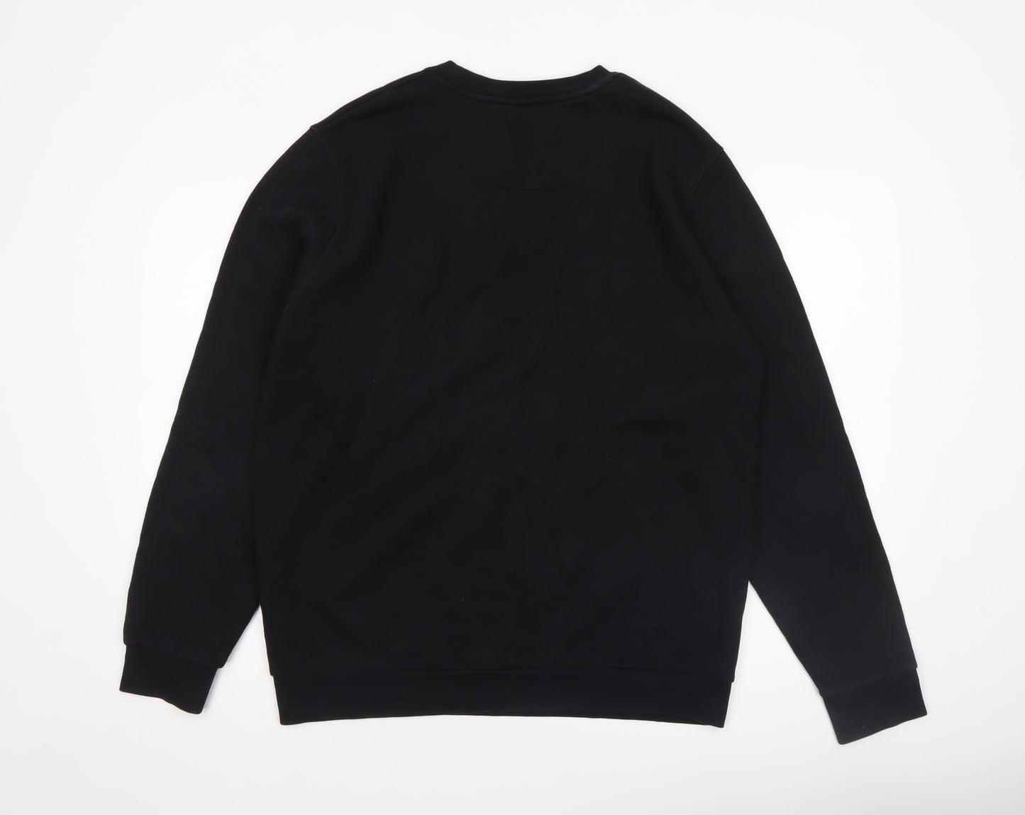 Jameson Carter Men's Black XL Crew Neck Pullover Sweatshirt