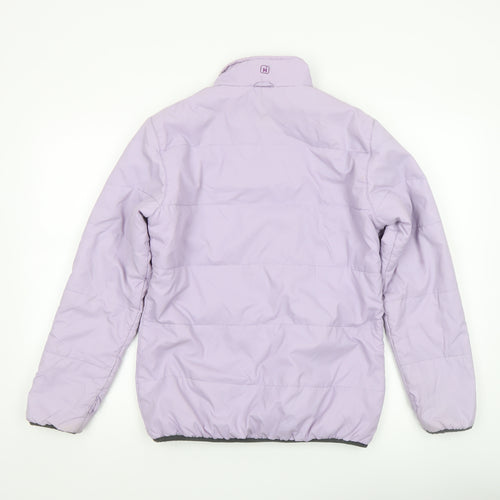 Hi Gear Women's Purple Size 12 Puffer Jacket Warm Insulated Mid-Length