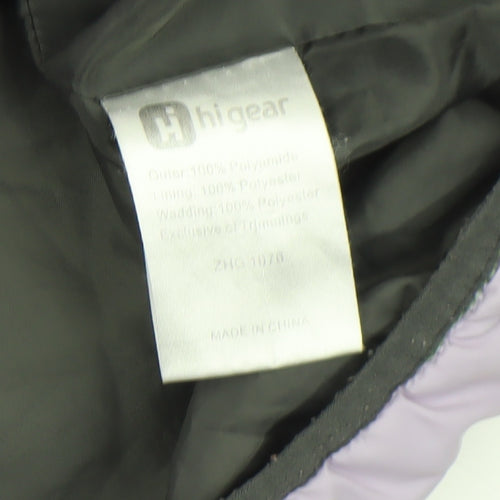 Hi Gear Women's Purple Size 12 Puffer Jacket Warm Insulated Mid-Length