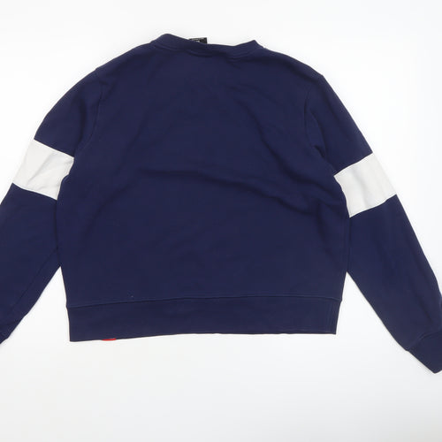 New Balance Boys Blue Crew Neck Pullover Sweatshirt Size L