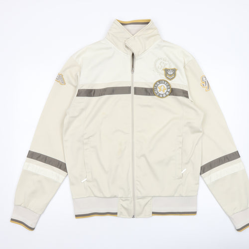 Smith & Jones Men's Beige Full Zip Softshell Jacket Size L