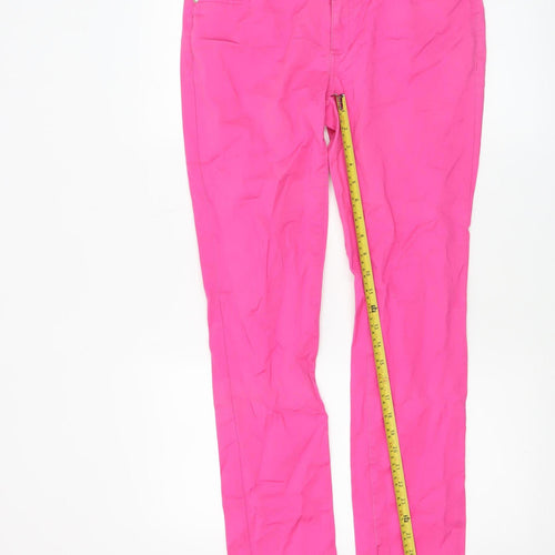 St. Bernard for Dunnes Womens Pink Skinny Cotton Trousers Size 12