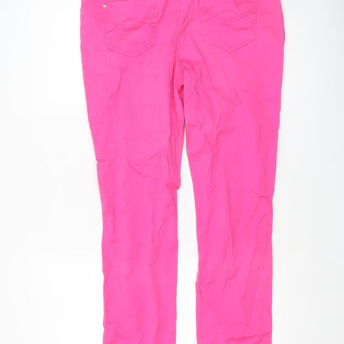 St. Bernard for Dunnes Womens Pink Skinny Cotton Trousers Size 12