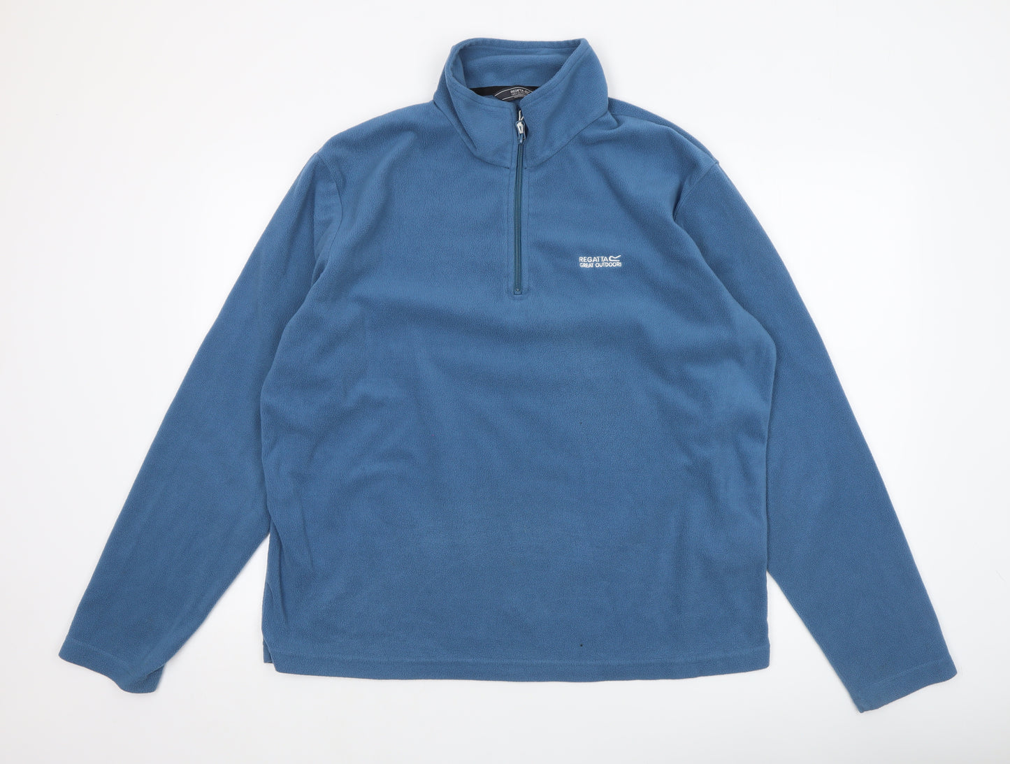 Regatta Great Outdoors Men's Blue Fleece 1/4 Zip Pullover XL