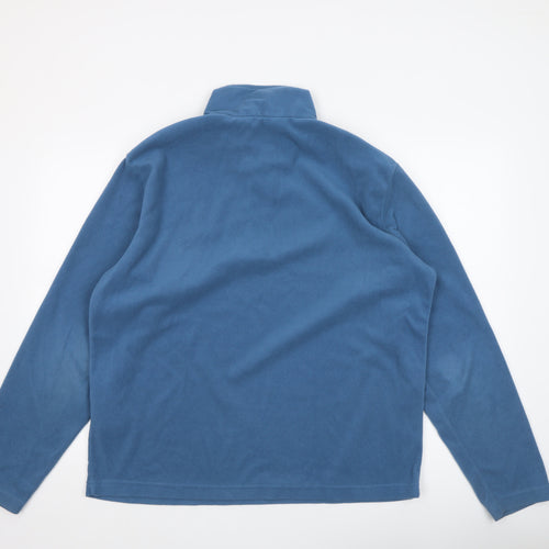 Regatta Great Outdoors Men's Blue Fleece 1/4 Zip Pullover XL