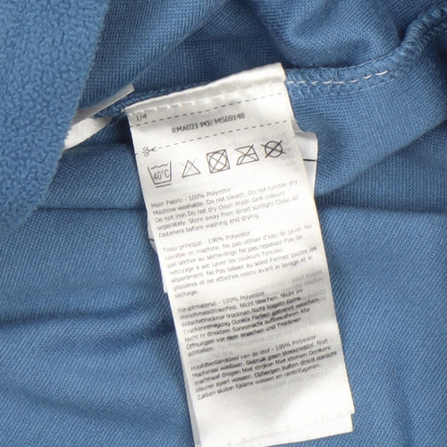Regatta Great Outdoors Men's Blue Fleece 1/4 Zip Pullover XL