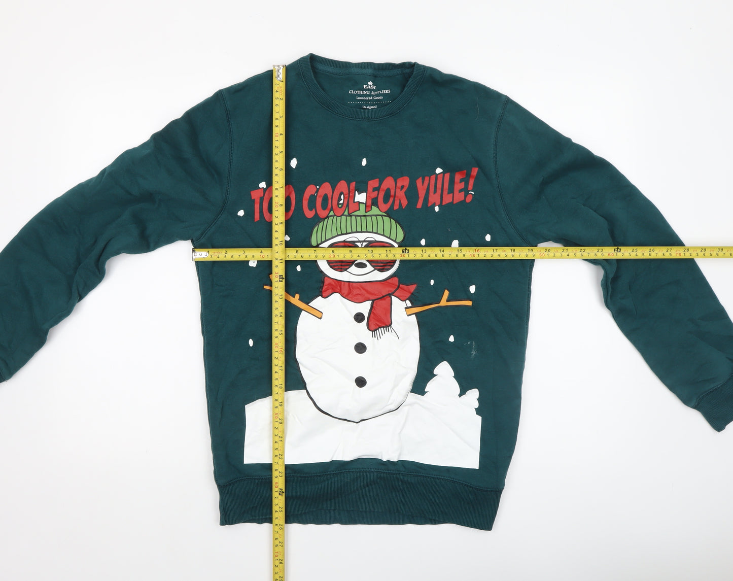 Easy Clothing Suppliers Men’s Green Christmas Graphic Sweatshirt S