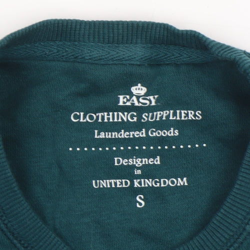 Easy Clothing Suppliers Men’s Green Christmas Graphic Sweatshirt S