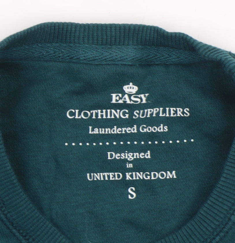 Easy Clothing Suppliers Men’s Green Christmas Graphic Sweatshirt S