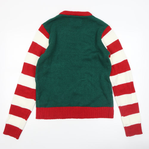 American Stitch Men's Multicoloured M Christmas Pullover Jumper