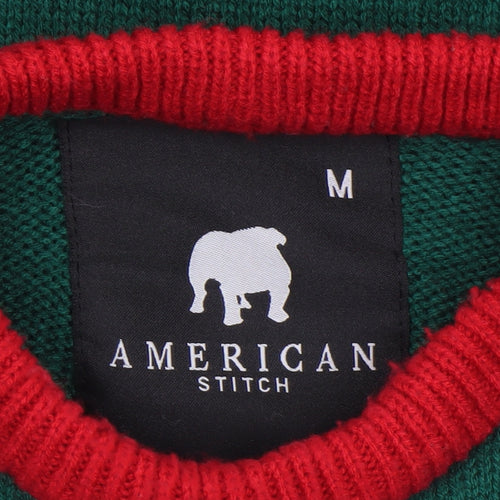 American Stitch Men's Multicoloured M Christmas Pullover Jumper