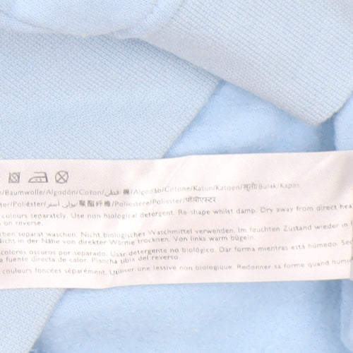 Jack Wills Women Blue UK 8 Cotton Blend Crew Neck Pullover Sweatshirt