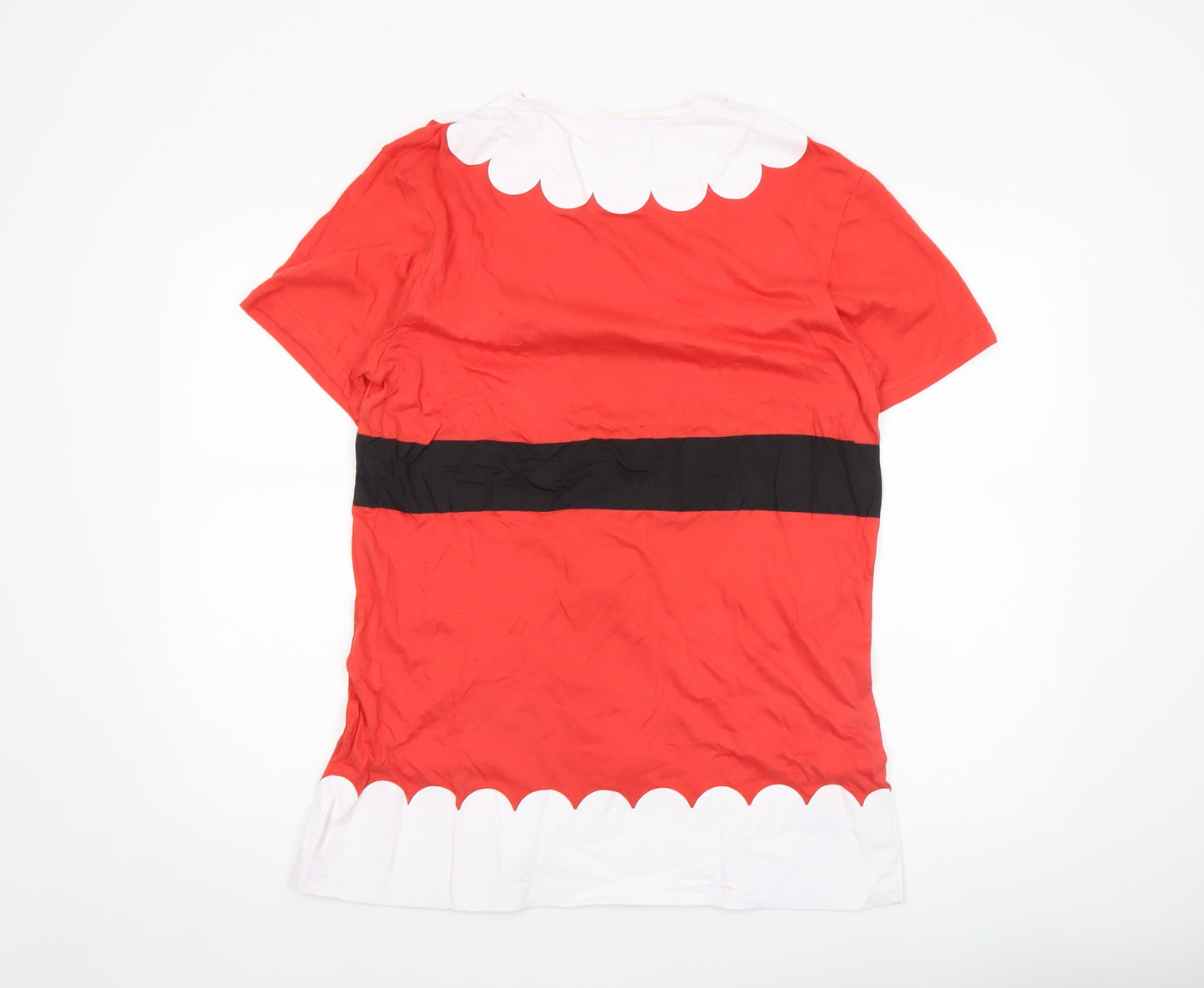 Brave Soul Men's Red Christmas Santa Baby Graphic T-Shirt Size M