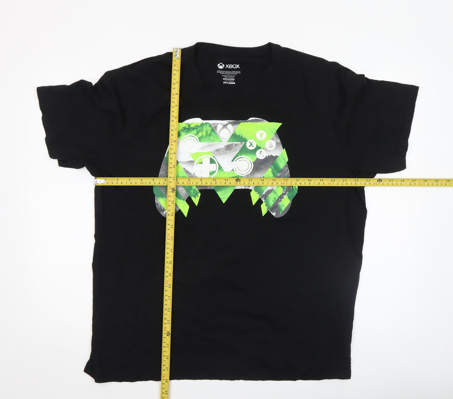 Difuzed Xbox Black 2XL Men's Gaming Graphic T-Shirt