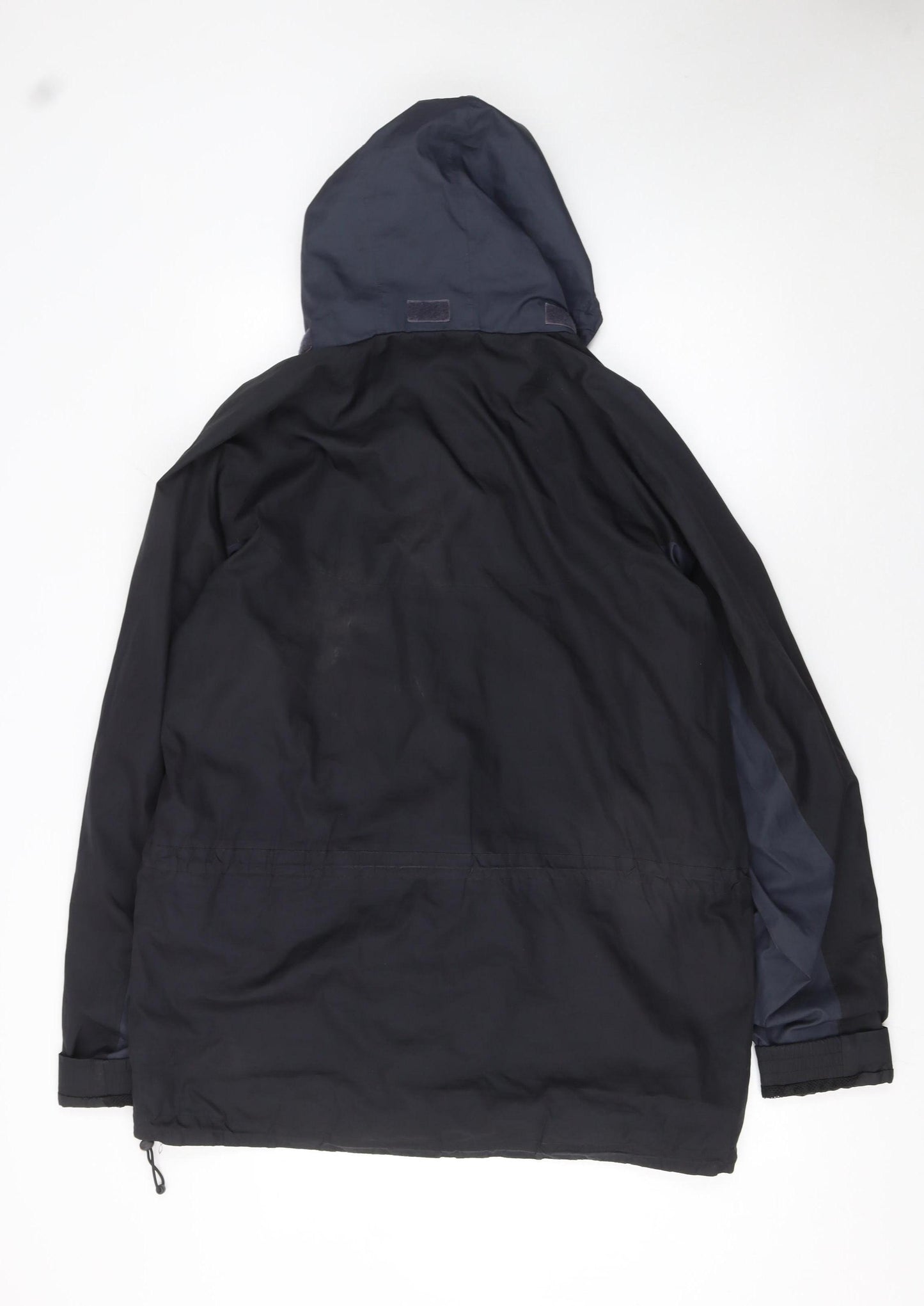 Zone Men’s Black Waterproof Hooded Parka Jacket Size M