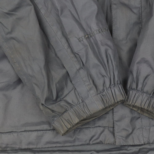 Peter Storm Men’s Blue Waterproof Hooded Rain Jacket M