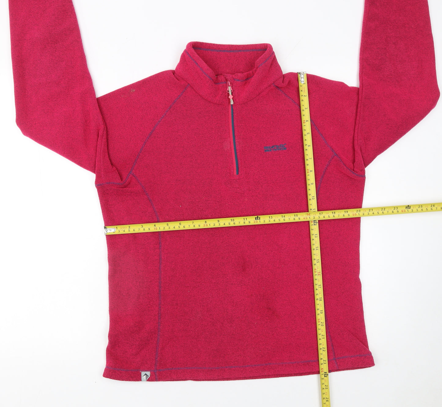 Regatta Women’s Pink 1/2 Zip Fleece Sweatshirt UK 12 Polyester Outdoor