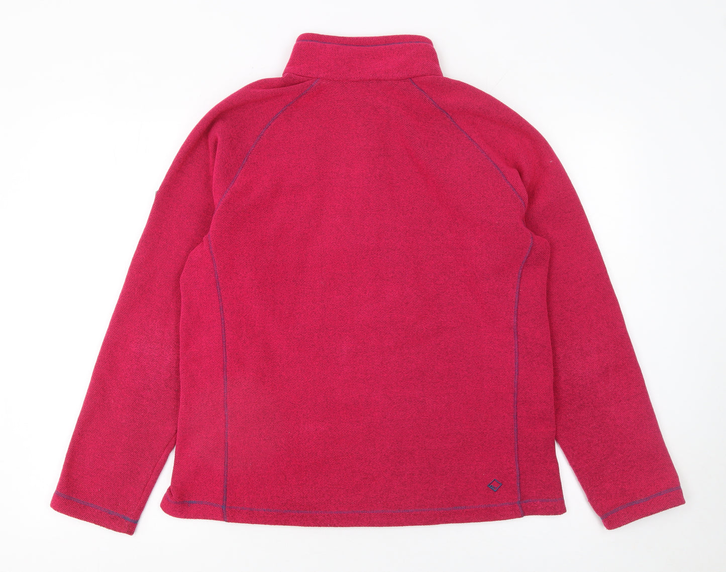 Regatta Women’s Pink 1/2 Zip Fleece Sweatshirt UK 12 Polyester Outdoor