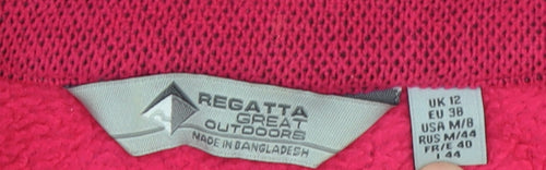 Regatta Women’s Pink 1/2 Zip Fleece Sweatshirt UK 12 Polyester Outdoor