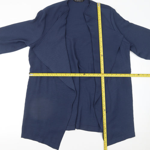 Dunnes Stores Women’s Blue Open Front Cardigan Size 12